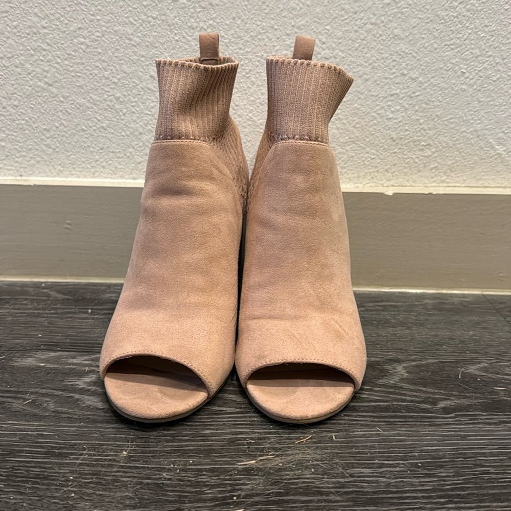 BP open toe booties